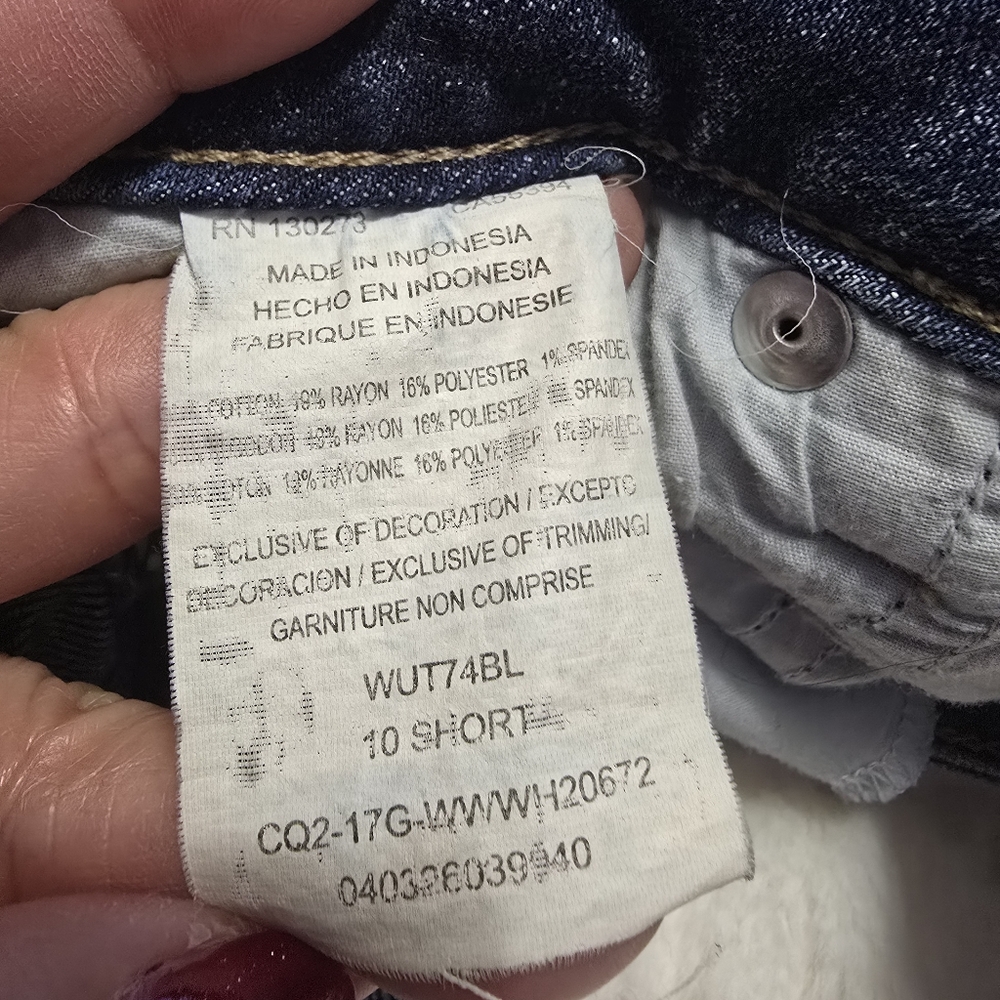 AURA Jeans By WRANGLER For Women. Size 10 Short - Picture 10 of 10